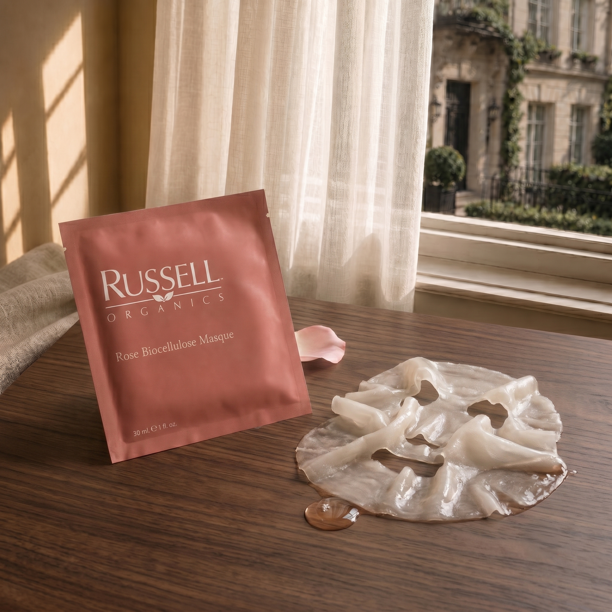 Rose Biocellulose Face Masque